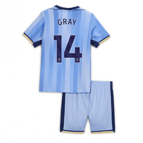 Dětský fotbalový dres Tottenham Hotspur Archie Gray #14 2024-25 Venkovní Krátký Rukáv (+ trenýrky)